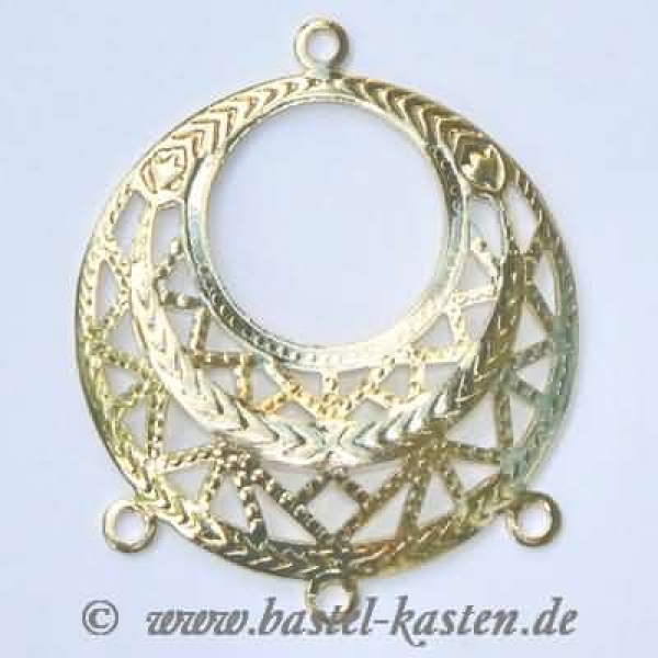 Anhänger Ringe vergoldet (1 Stück)