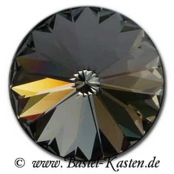 Swarovski 1122 Rivoli 10mm black diamond (1 Stück)