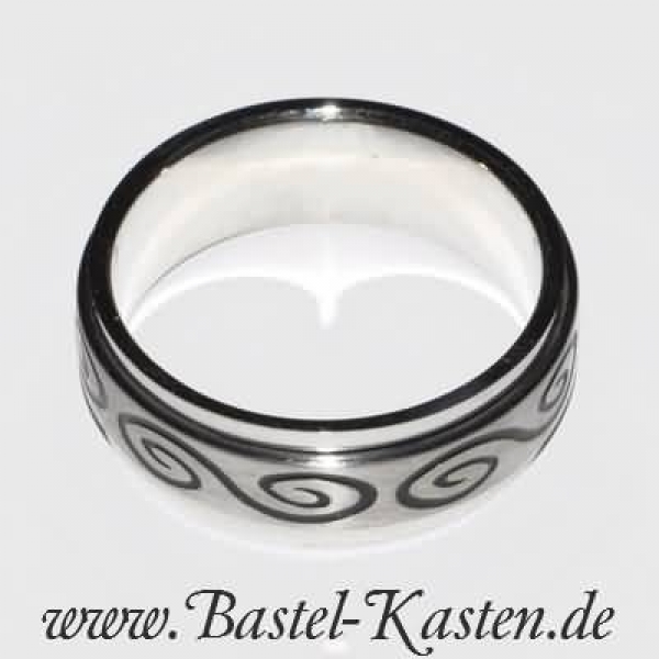 Edelstahlring Twister Celtic Curl (1 Stück)