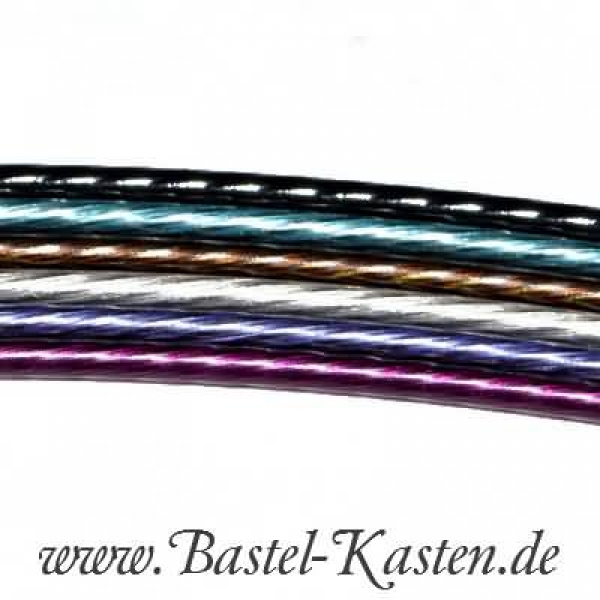 Halsreif mit Magnetverschluss  schwarz  42cm  (1 Stück)