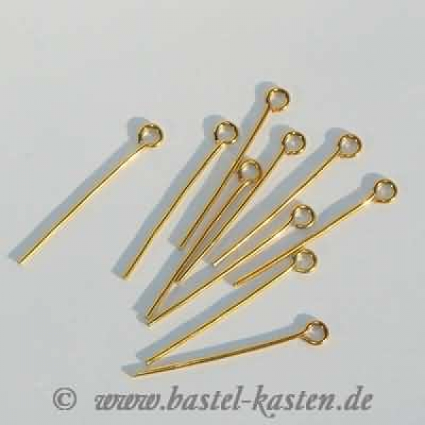 Kettelstifte 27 mm goldfarben (10 Stück)