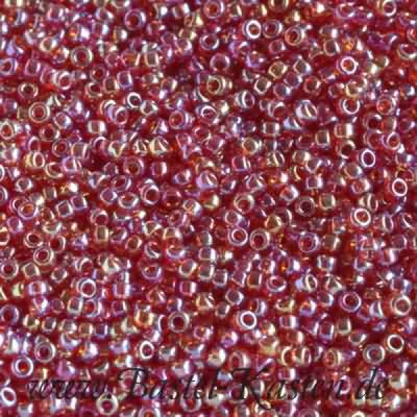 MR15-0298  Miyuki Rocailles TR AB burgundy - gold 15/0  (10 Gramm)