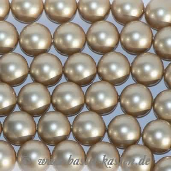 Crystal-Pearl 5810 10 mm  powder almond (5 Stück)