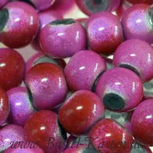 Miracle Beads rosa-rot 8 mm  (20 Stück)