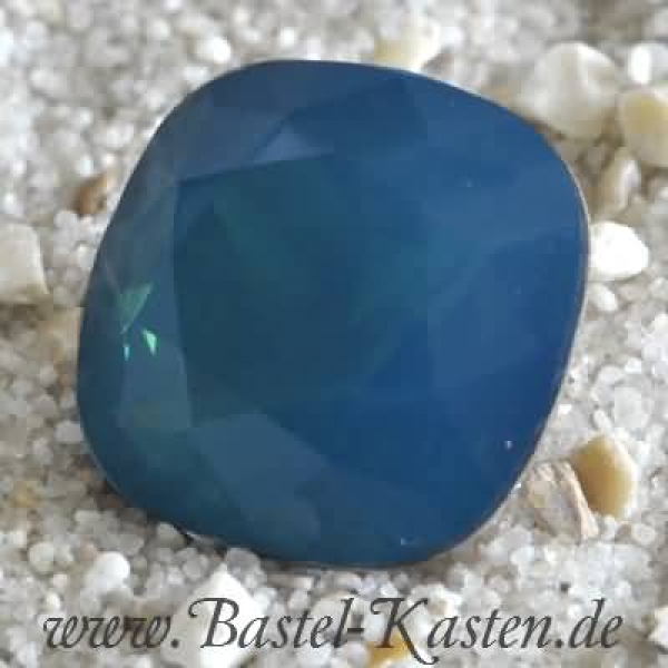Swarovski Square 4470 12mm caribean blue opal (1 Stück)