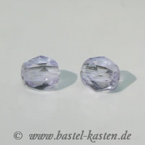 Feuerpolierte Perle 4mm violet (50 Stück)
