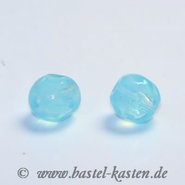 Feuerpolierte Perle 4mm türkis opal (50 Stück)