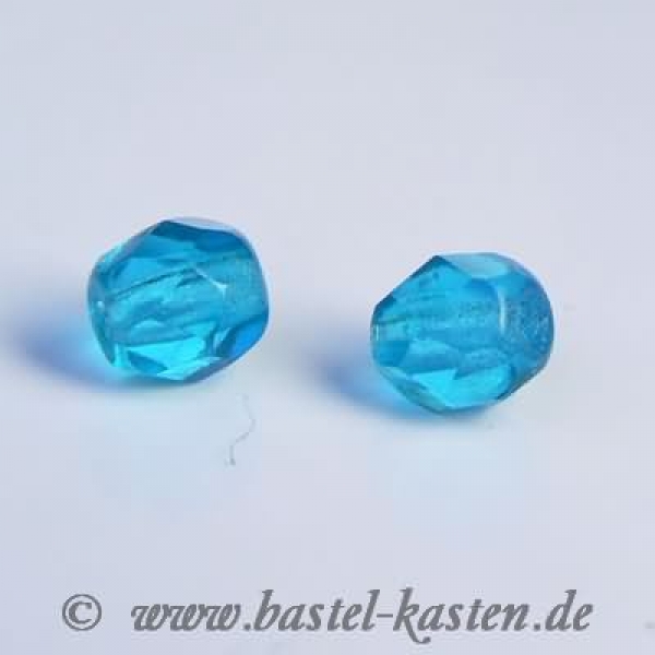 Feuerpolierte Perle 4mm indicolite (50 Stück)