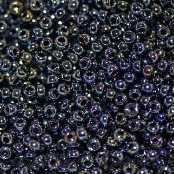 MR15-0456  Miyuki Rocailles Gunmetal MR 15/0  (10 Gramm)