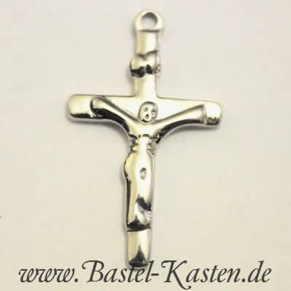 Edelstahl Anhänger Kreuz 32mm (1 Stück)