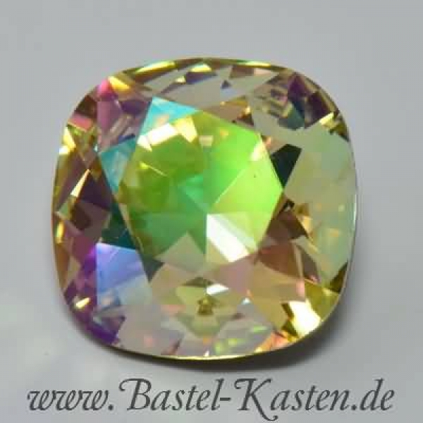 Swarovski Square 4470 12mm luminous green (1 Stück)