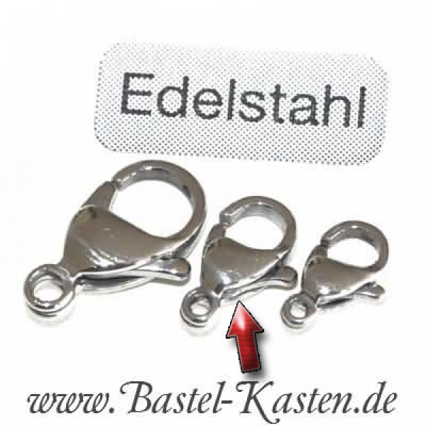 Edelstahl Karabiner 12mm (1 Stück)