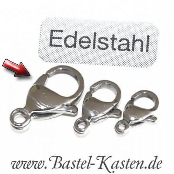 Edelstahl Karabiner 14mm (1 Stück)