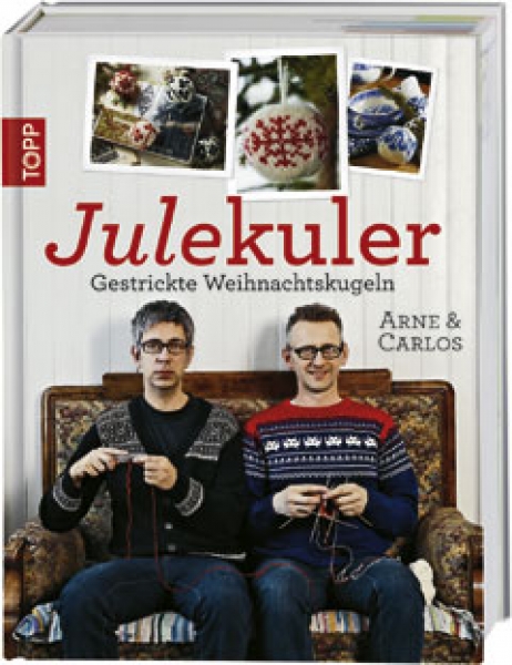 Julekuler - Gestrickte Weihnachtskugeln